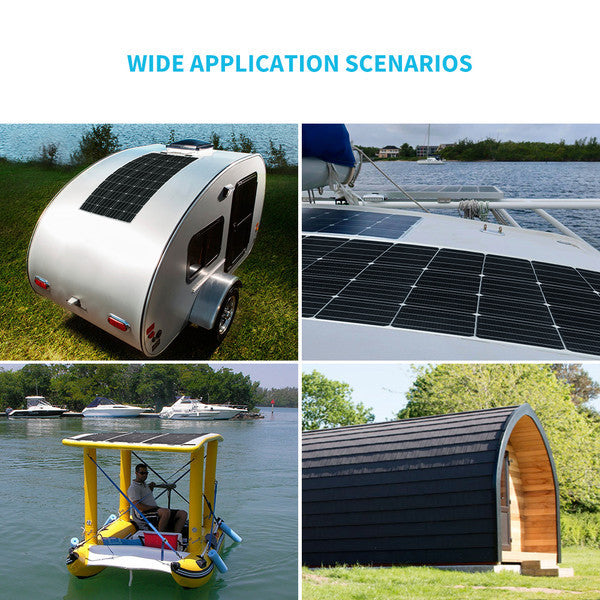 175 Watt 12 Volt Flexible Monocrystalline Solar Panel