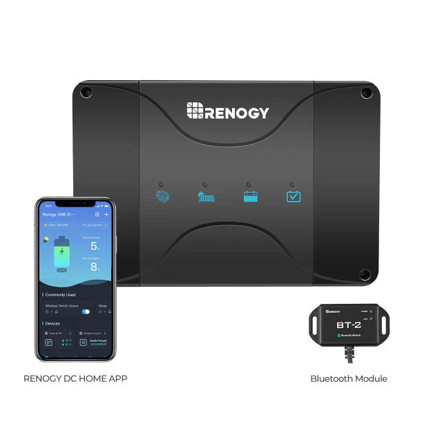 Renogy 12V 50A/30A Caricabatterie DC-DC con MPPT con Bluetooth