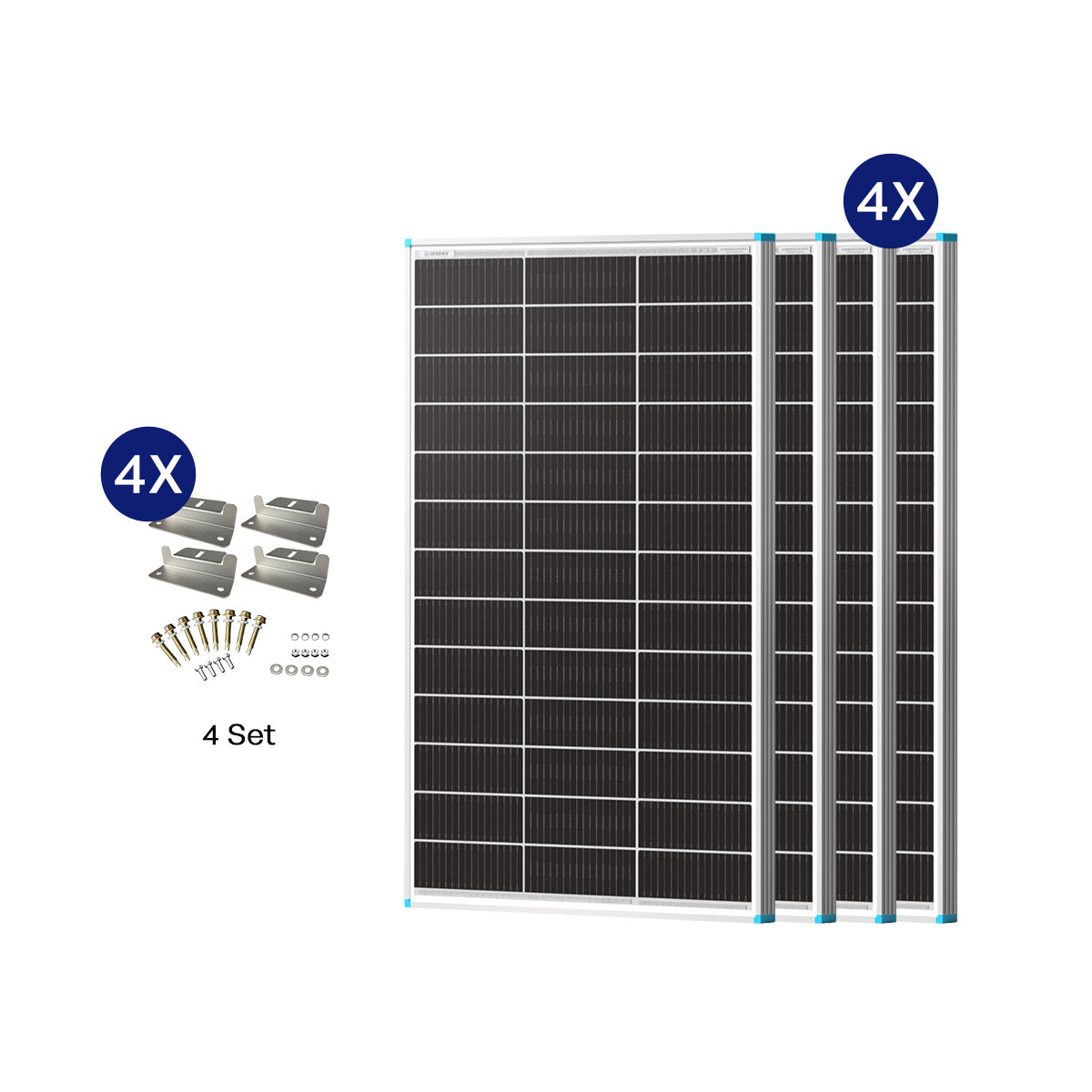 100W Pannelli Solari Bifacciali N-Type
