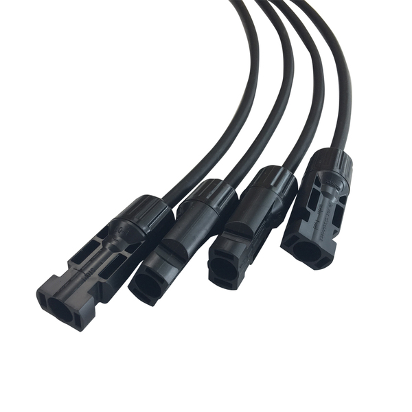 4 to 1 Solar Y Branch Connectors MFFFF + FMMMM Pair