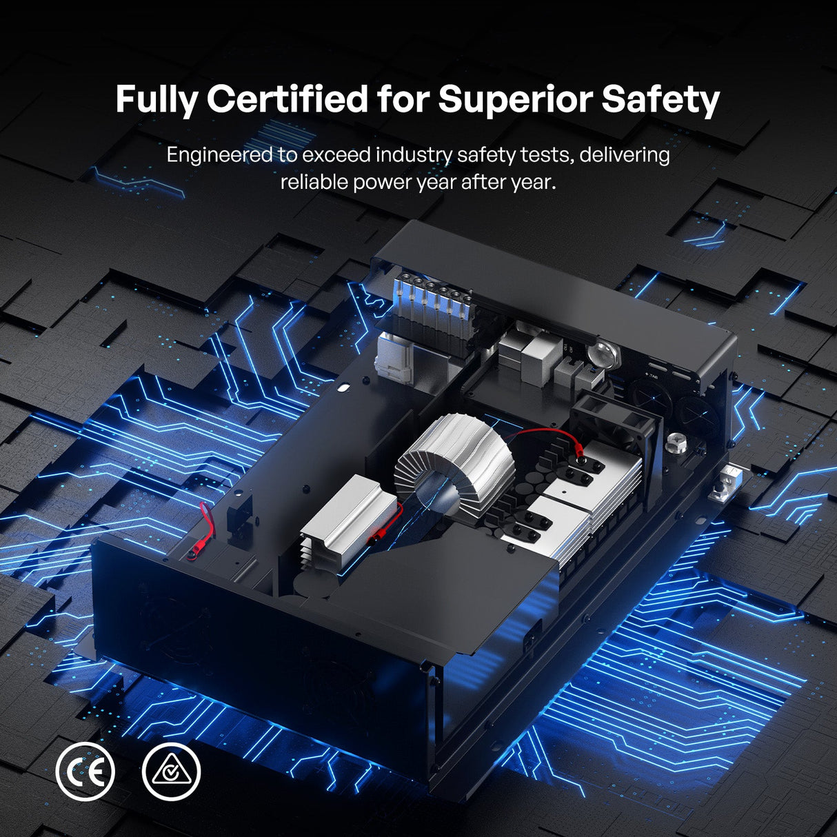 Inverter / Caricabatterie HF 12V 3000W Pro – Convertitore di Corrente con Funzione di Ricarica Automatica