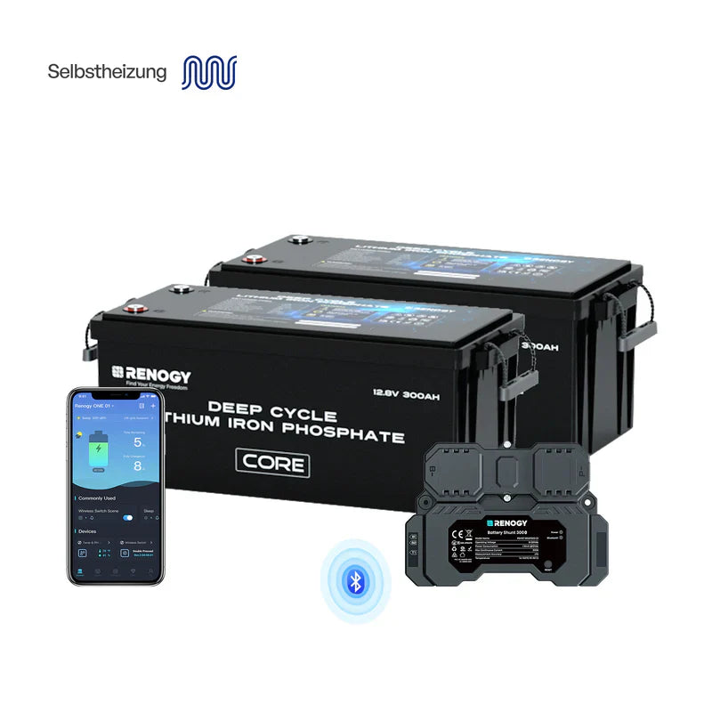 Core - 12V 300Ah Batteria al Litio Autoriscaldamento - Nuova Versione