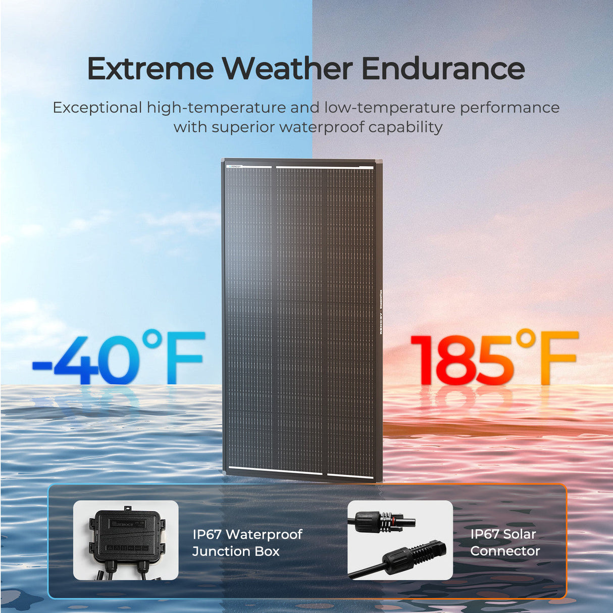 120W ShadowFlux Anti-shading N-Type Solar Panel