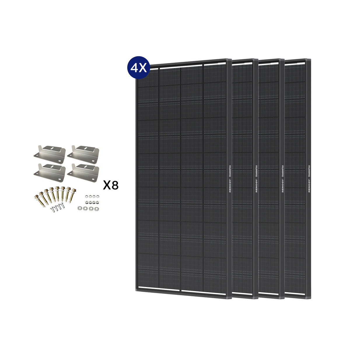 ShadowFlux 12V 200W Pannello Solare Anti-Shadow