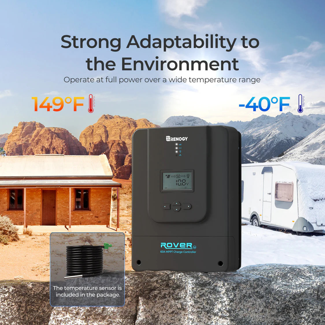Renogy Kit Off-Grid da 15,36kWh | Inverter 3000W, MPPT 60A