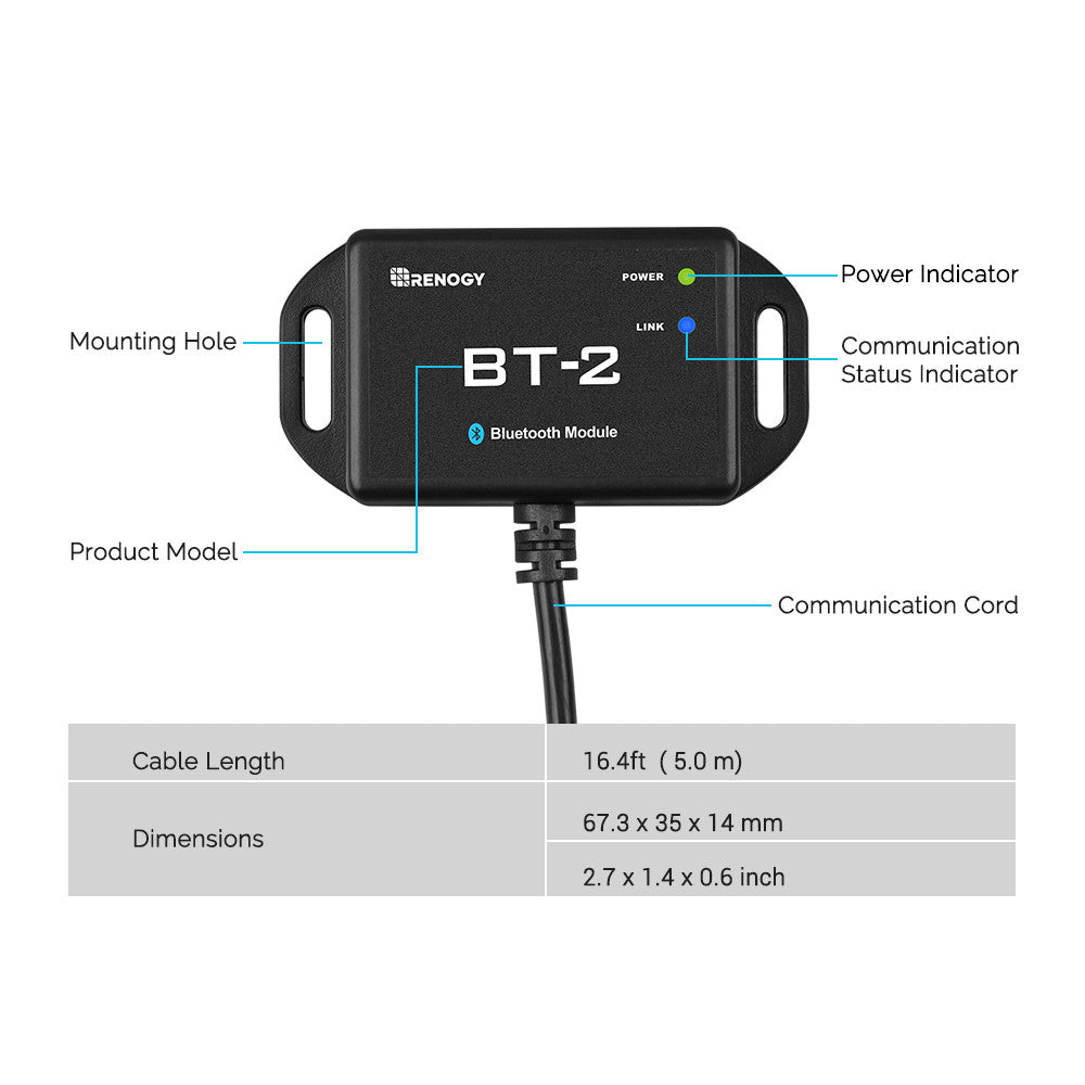 BT-2 Bluetooth Module | Renogy EU | Renogy IT