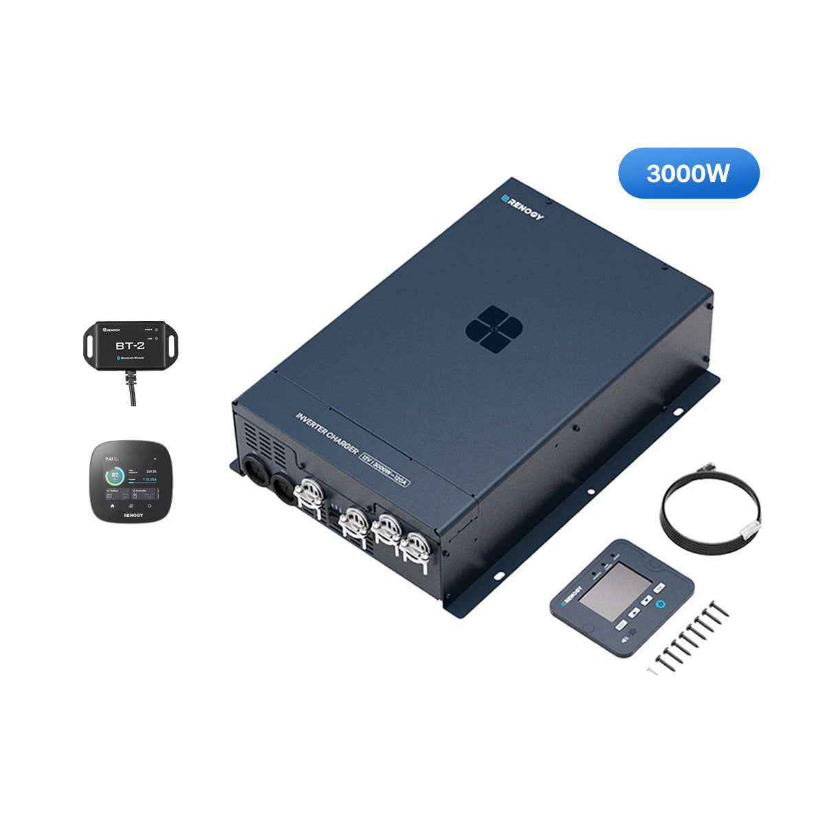 12V 3000W Inverter Caricabatterie Con Onda Sinusoidale Pura, UPS Ad Alta Frequenza Off-Grid