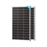 100W Pannelli Solari Bifacciali N-Type