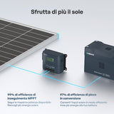 Regolatore di carica MPPT compatto da 12V/24V 20A per Rover 2 con Bluetooth