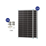 100W Pannelli Solari Bifacciali N-Type