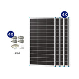 100W Pannelli Solari Bifacciali N-Type