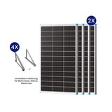 100W Pannelli Solari Bifacciali N-Type