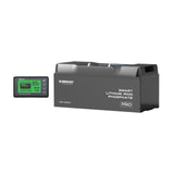Batteria al Litio LiFePO₄ 12V 200Ah Pro Smart con Bluetooth e funzione di auto-riscaldamento