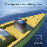 Core - 12V 100Ah Trolling Motor Group 24 LiFePO4 Batteria w/ Bluetooth