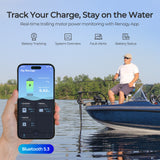 Core - 12V 100Ah Trolling Motor Group 24 LiFePO4 Batteria w/ Bluetooth