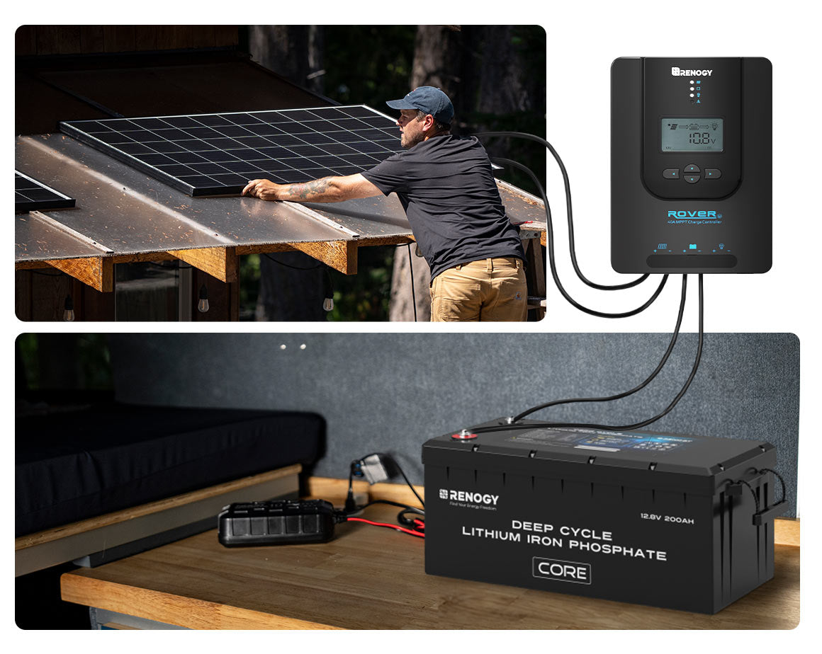 Rover Li 40 Amp MPPT Solar Charge Controller | Renogy Solar
