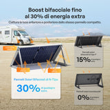 200W Pannelli Solari Bifacciali N-Type