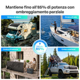 Flex Shadowflux Da 100/200W Pannello Solare Flessibile N-Type Anti-Ombreggiamento