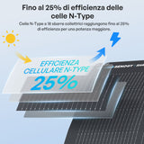 Flex Shadowflux Da 100/200W Pannello Solare Flessibile N-Type Anti-Ombreggiamento