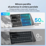 200W Pannelli Solari Bifacciali N-Type