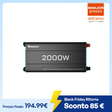 Inverter 12V a Onda Sinusoidale Pura – 1000W / 2000W / 3000W | Convertitore di Corrente per Camper, Barca e Sistemi Solari