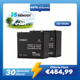 Core Mini - 12V 100Ah Batteria al Litio LiFePO₄ con DuoHeat per Carica in Ambienti Freddi