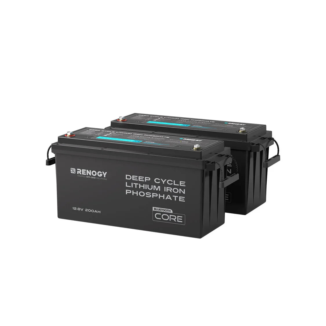 Core - 12V 200Ah Batteria al Litio LiFePO₄ con Bluetooth