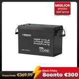 Batteria al Litio LiFePO₄ Core 12V – 100Ah / 200Ah / 300Ah