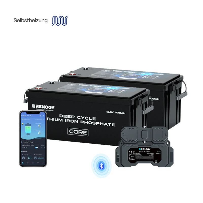 Batteria al Litio LiFePO₄ Core 12V – 100Ah / 200Ah / 300Ah