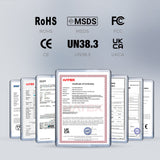 24V 100Ah lithium LiFePo4 battery with self-heating