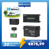 Kit di Alimentazione per Caravan da 3,84 kWh | Inverter 2000W, Caricabatterie da 50A