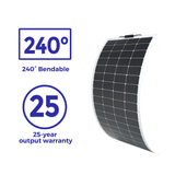 Pannello Solare Flessibile Monocristallino 12V – 200W