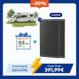ShadowFlux 12V 200W Pannello Solare Anti-Shadow