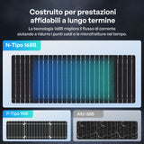 2x400W Pannelli Solari Bifacciali N-Type