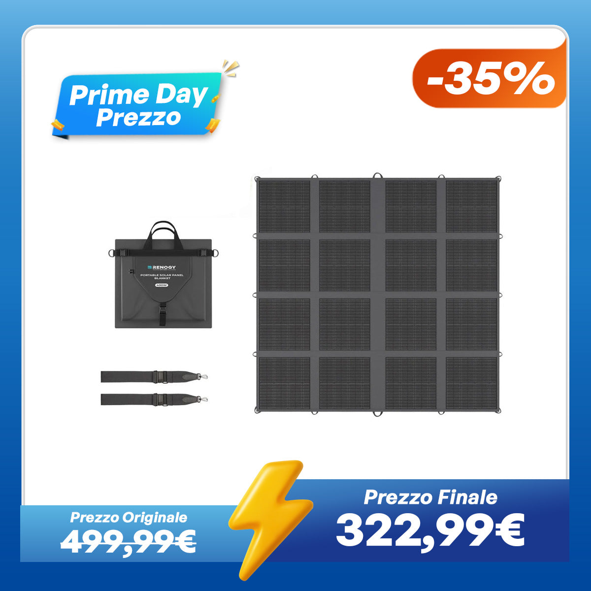 12V 400W Pannello Solare Pieghevole