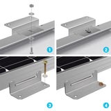Solar Panel Mounting Z Bracket Set of 4