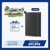 ShadowFlux 12V 200W Pannello Solare Anti-Shadow
